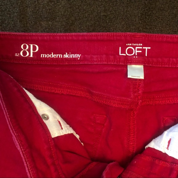 Loft Pants - Skinny - Size 8P - EUC - Picture 2 of 2